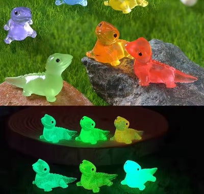 Glow in the dark hagedis - Setje van 10